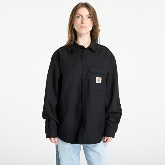 Carhartt WIP L/S Ray Shirt UNISEX Black Rigid