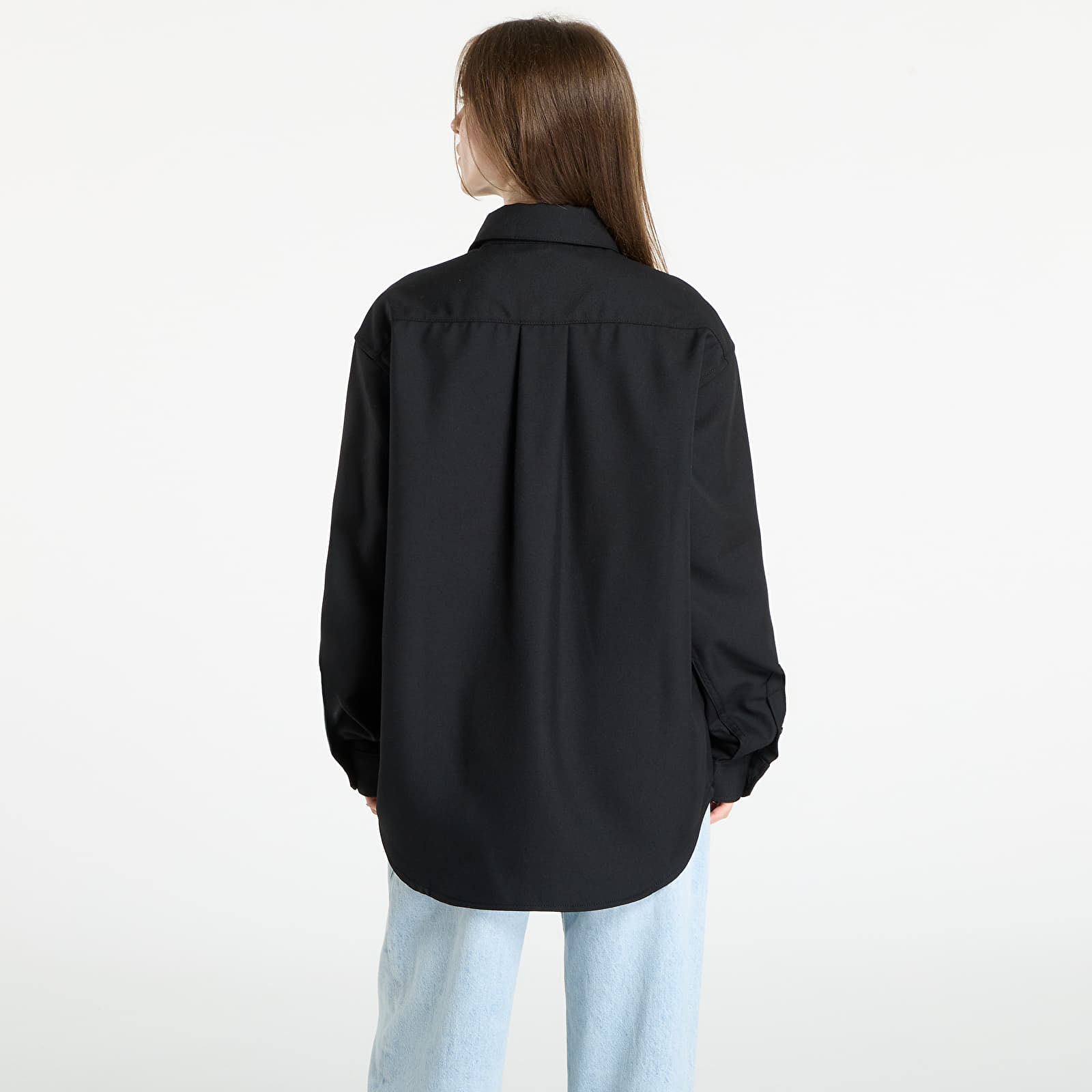 Men's shirts Carhartt WIP L/S Ray Shirt UNISEX Black Rigid