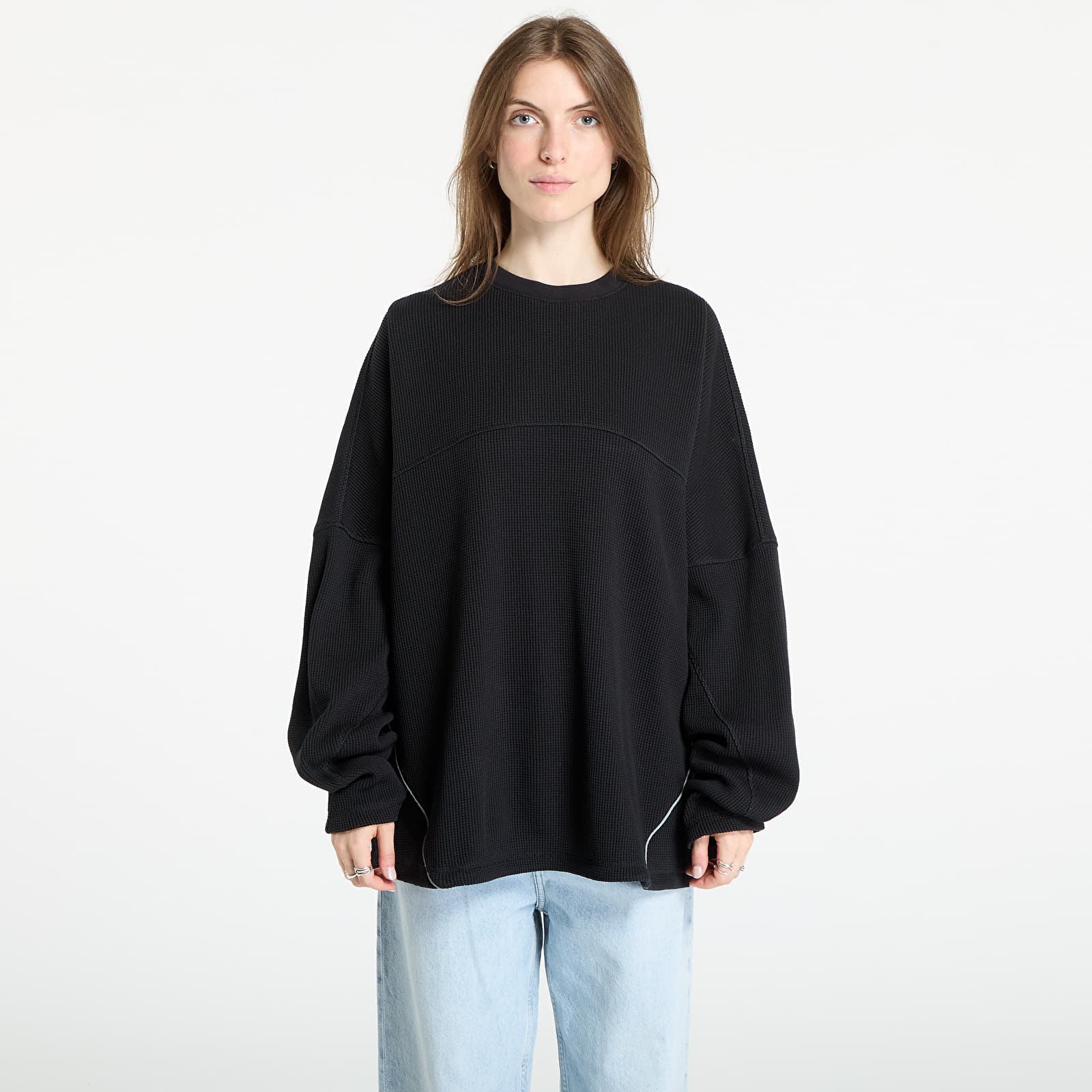 Heren T-shirts adidas La Cienega Sports Long-Sleeve Top UNISEX Black