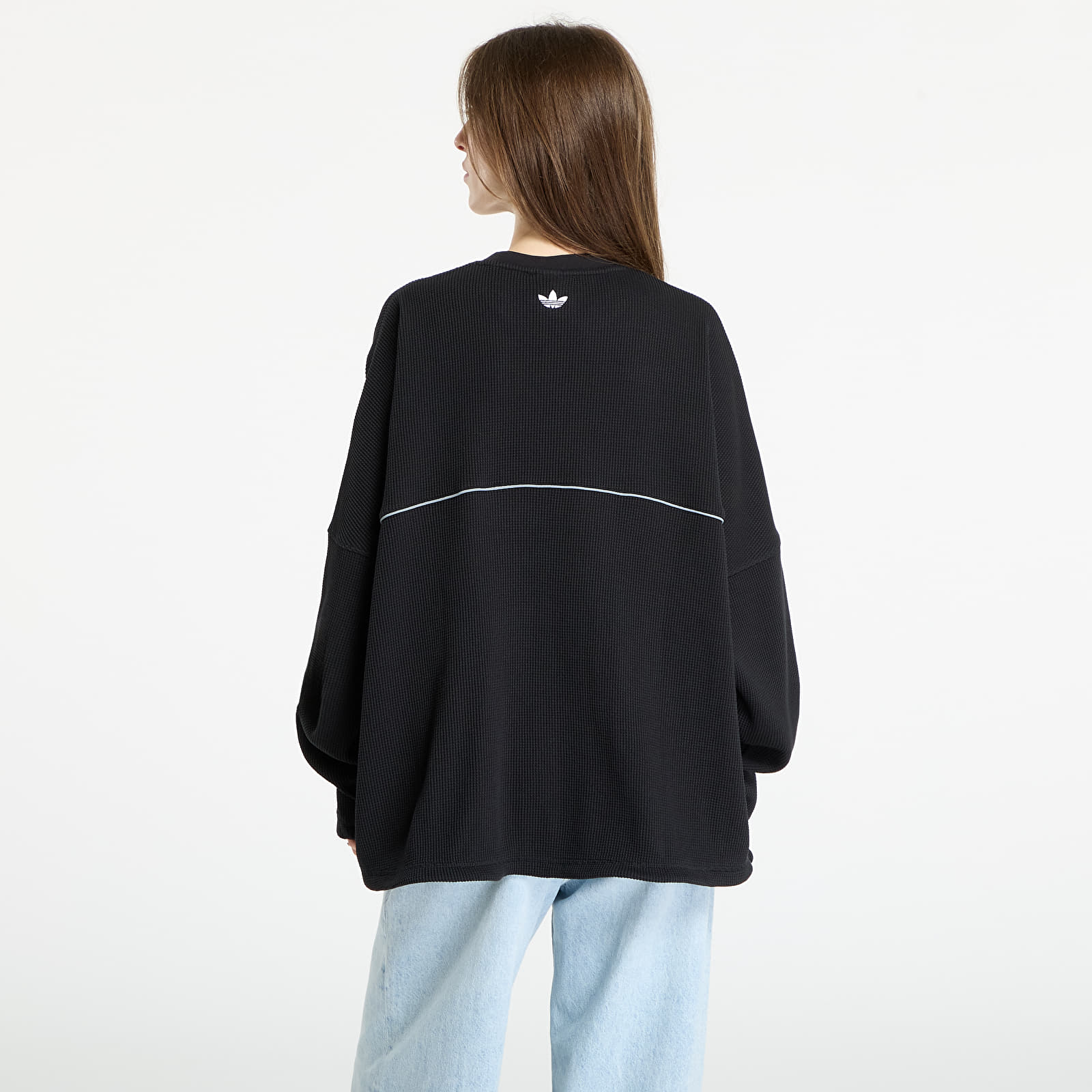 Heren T-shirts adidas La Cienega Sports Long-Sleeve Top UNISEX Black