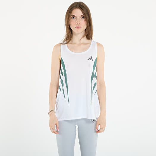 adidas Adizero Archive Running Singlet White