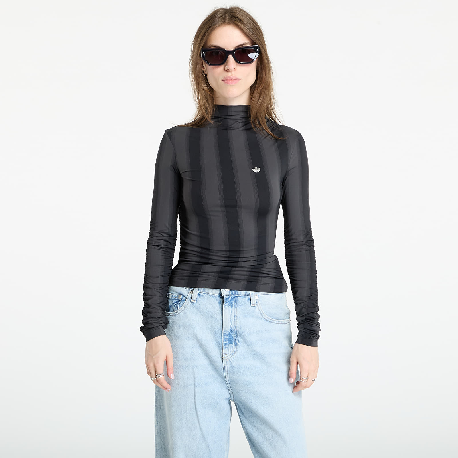 Γυναικεία μπλουζάκια adidas Longsleeve Tee Black
