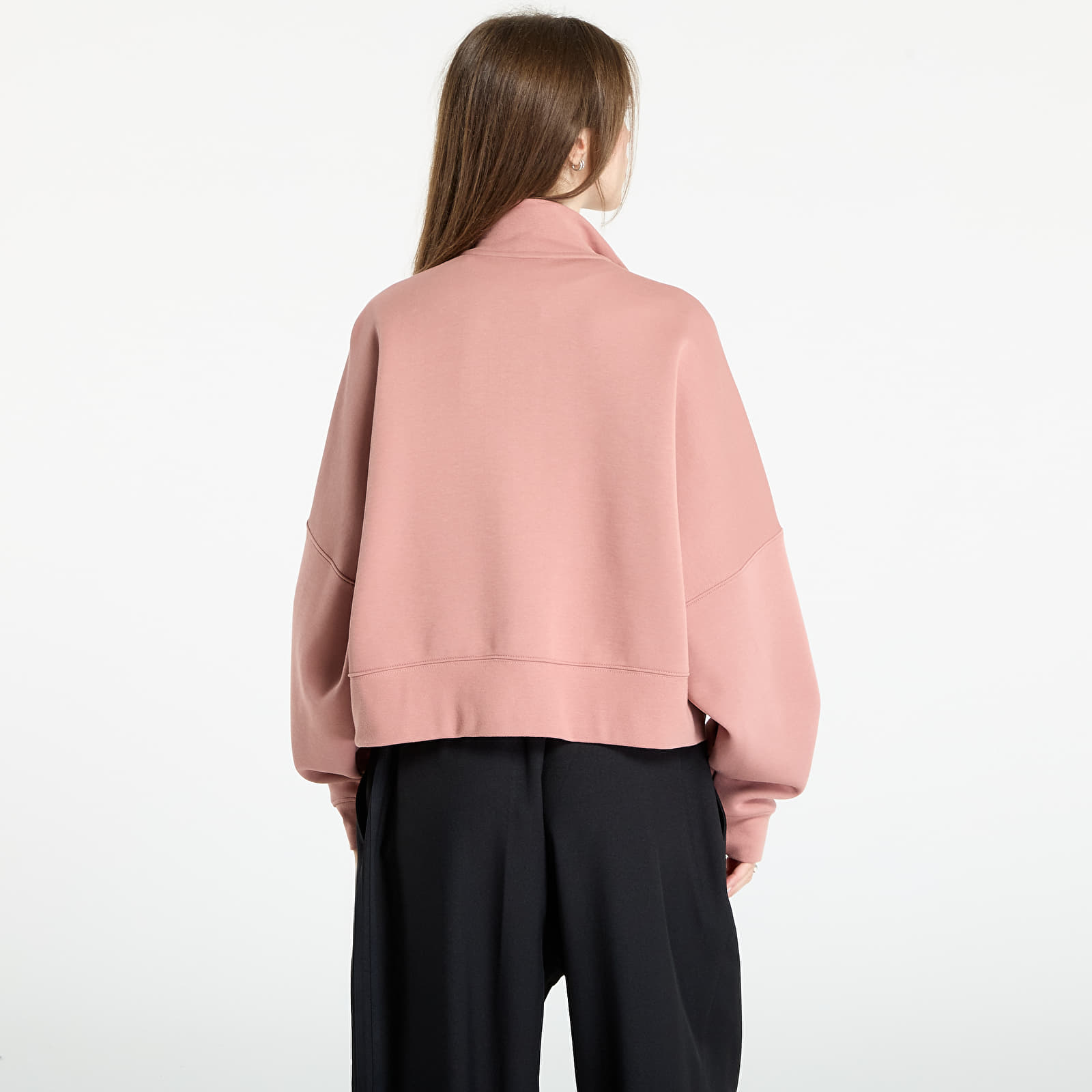 Sweatshirts für Frauen adidas Off Placed 3-Stripes Zip Up Warm Clay