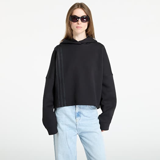 adidas Off Placed 3-Stripes Hoodie Black