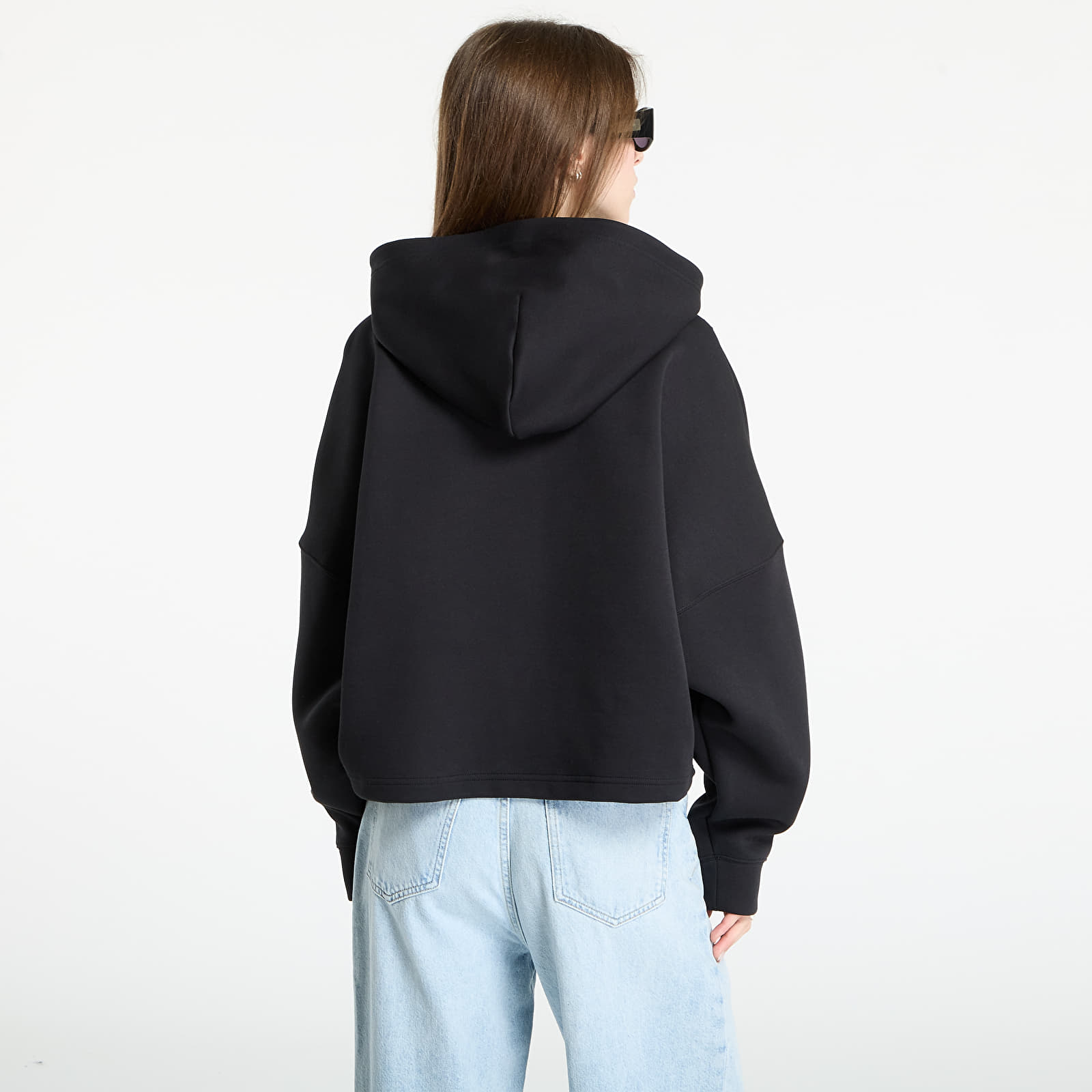Γυναικεία φούτερ adidas Off Placed 3-Stripes Hoodie Black