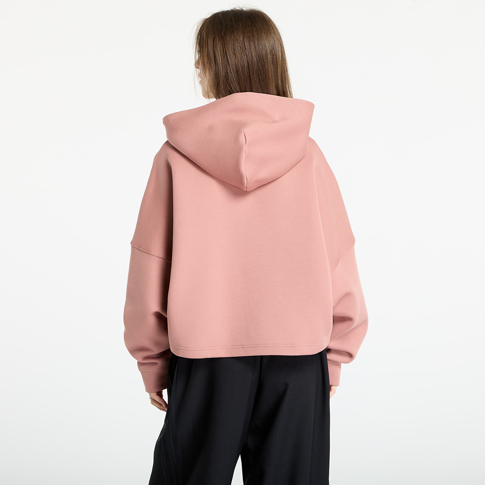Γυναικεία φούτερ adidas Off Placed 3-Stripes Hoodie Warm Clay