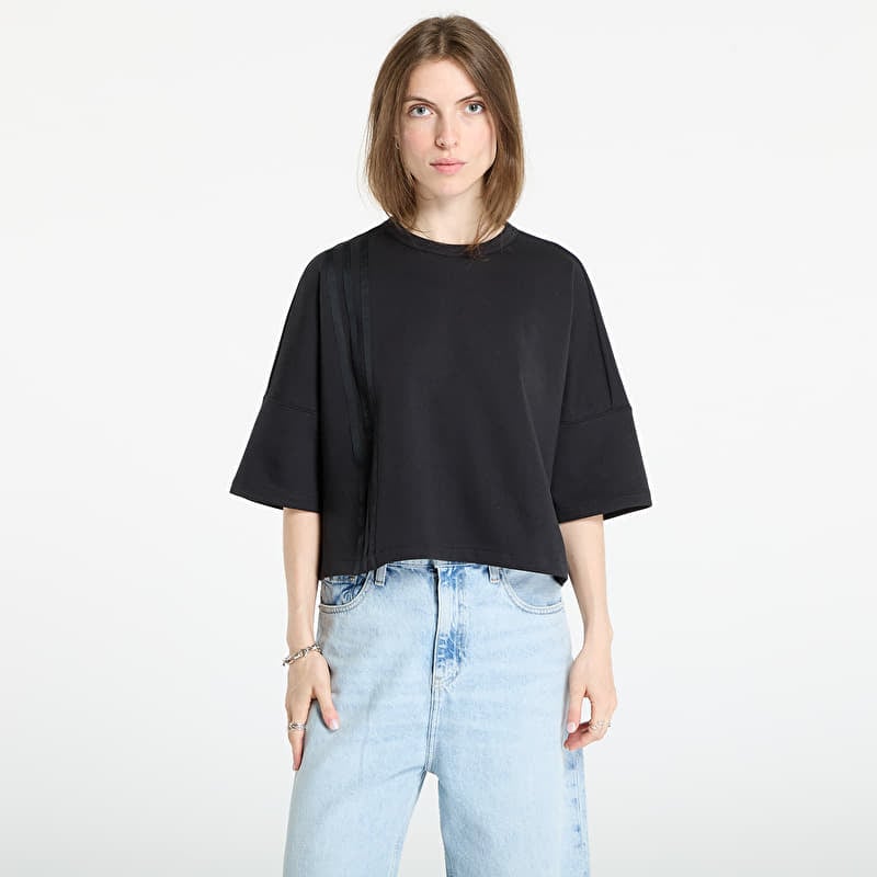T-shirt adidas Off Placed 3-Stripes T-Shirt Black
