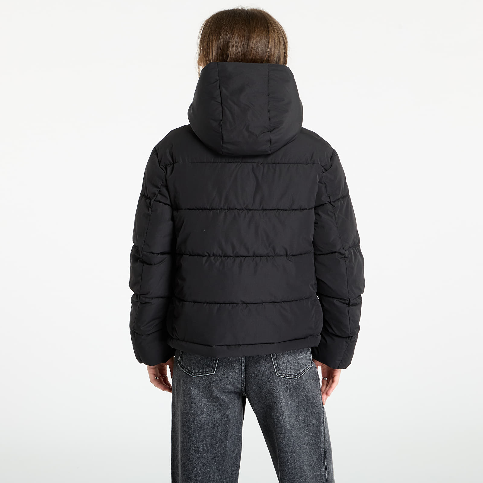 Piumini donna Calvin Klein Jeans Matte Monologo Short Jacket Black