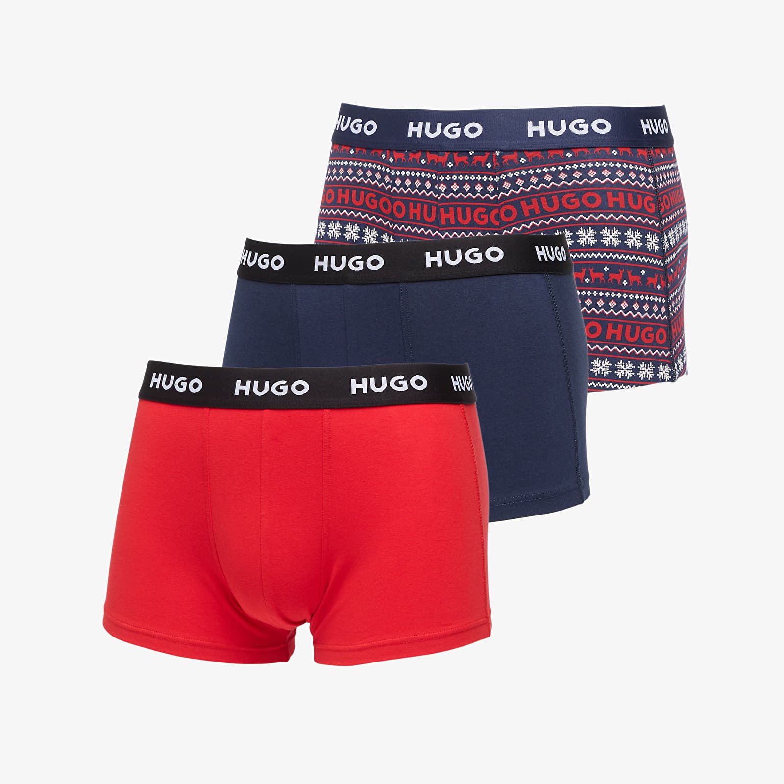 Ανδρικά μποξεράκια Hugo Boss Trunk 3-Pack Design Multicolor