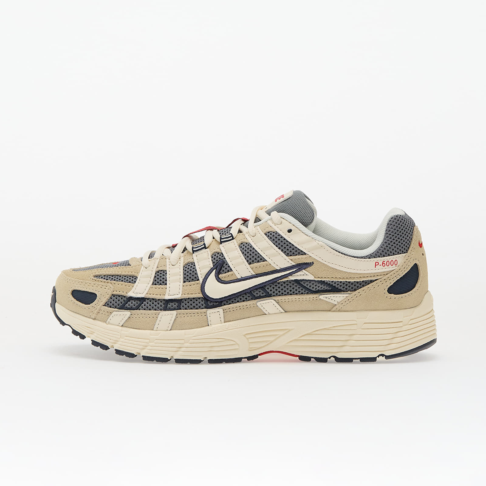 Sneakers Nike P-6000 Lt Khaki/ Pale Ivory-Thunder Blue-Cool Grey-Univ Red EUR 37.5