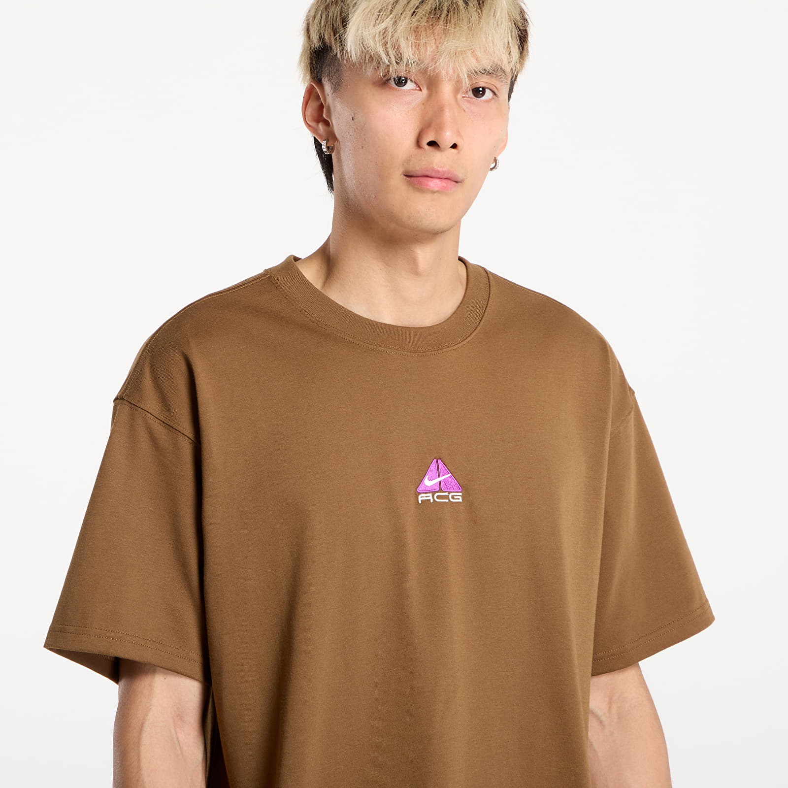 Heren T-shirts Nike ACG Dri-FIT Men's T-Shirt Mosswood Brown