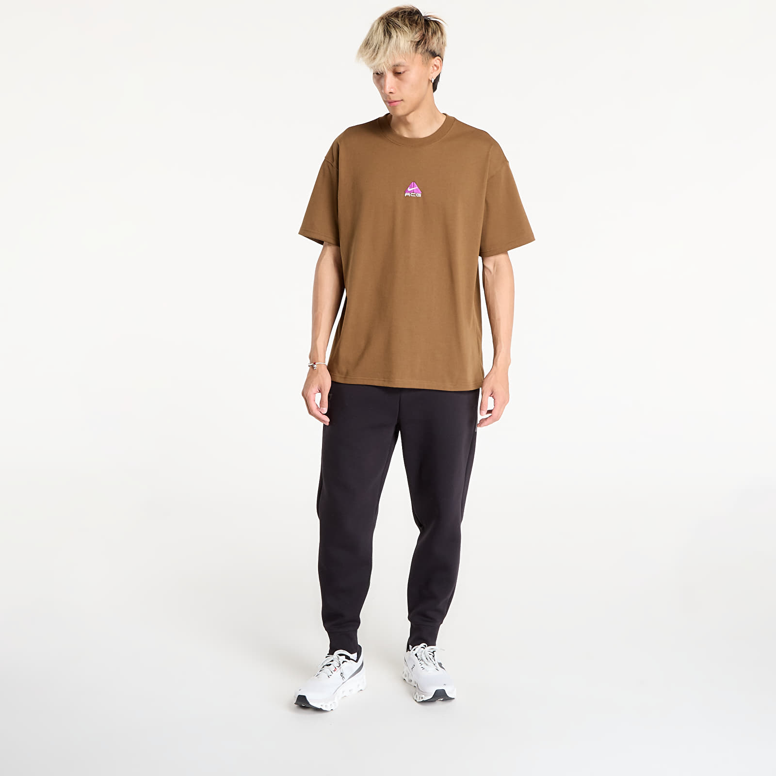 Heren T-shirts Nike ACG Dri-FIT Men's T-Shirt Mosswood Brown