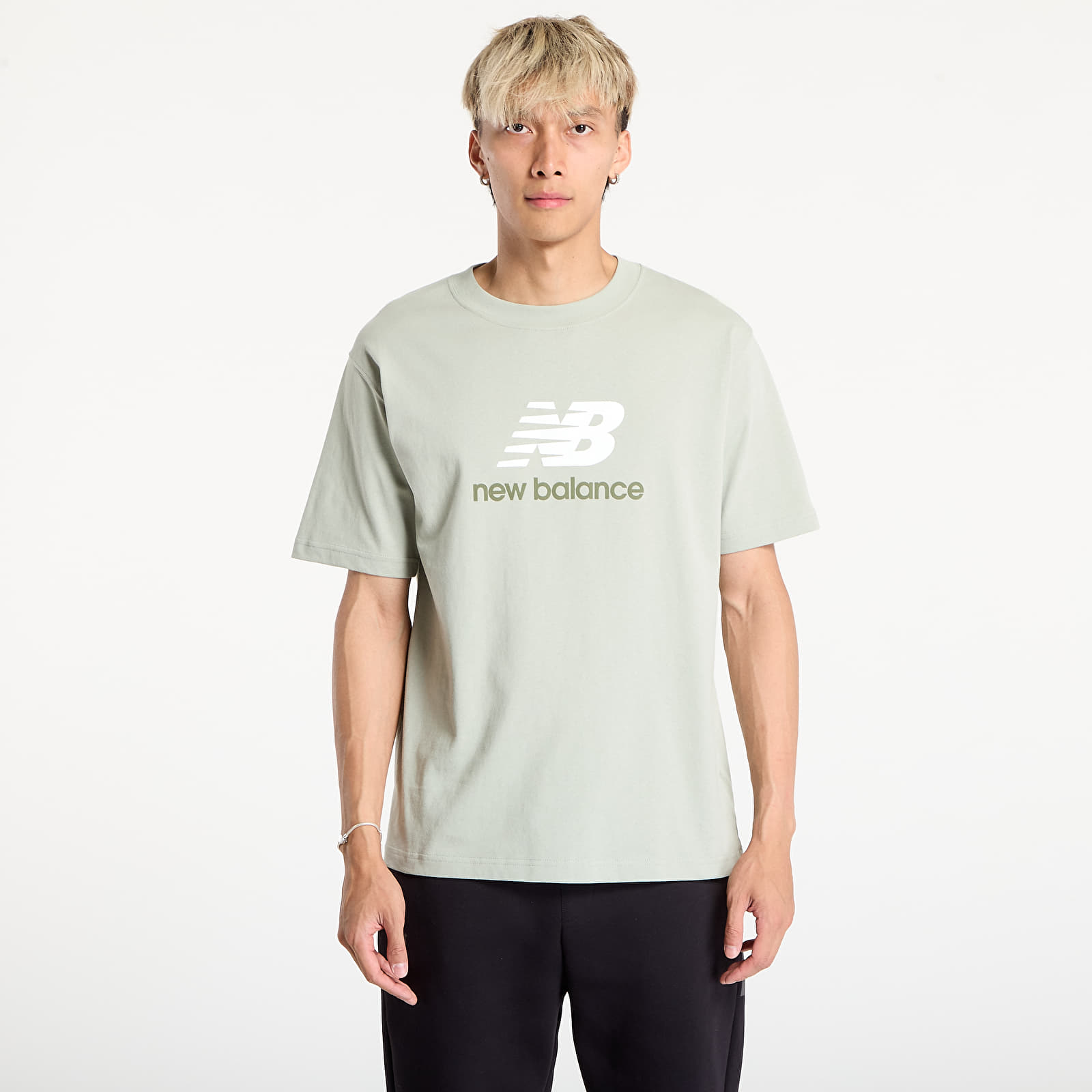 T-shirts homme New Balance Athletics Logo T-Shirt Green
