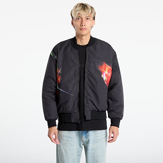 Jas PLEASURES Daft Club Reversible Bomber Black