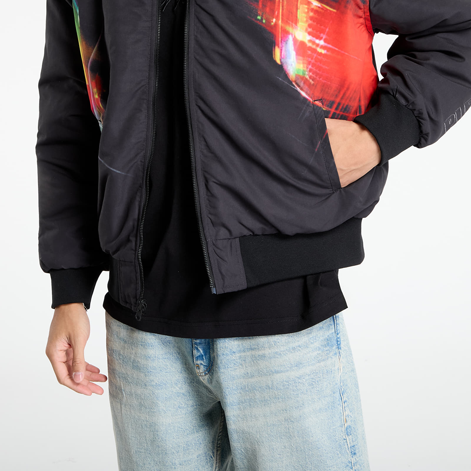 Herenjassen PLEASURES Daft Club Reversible Bomber Black