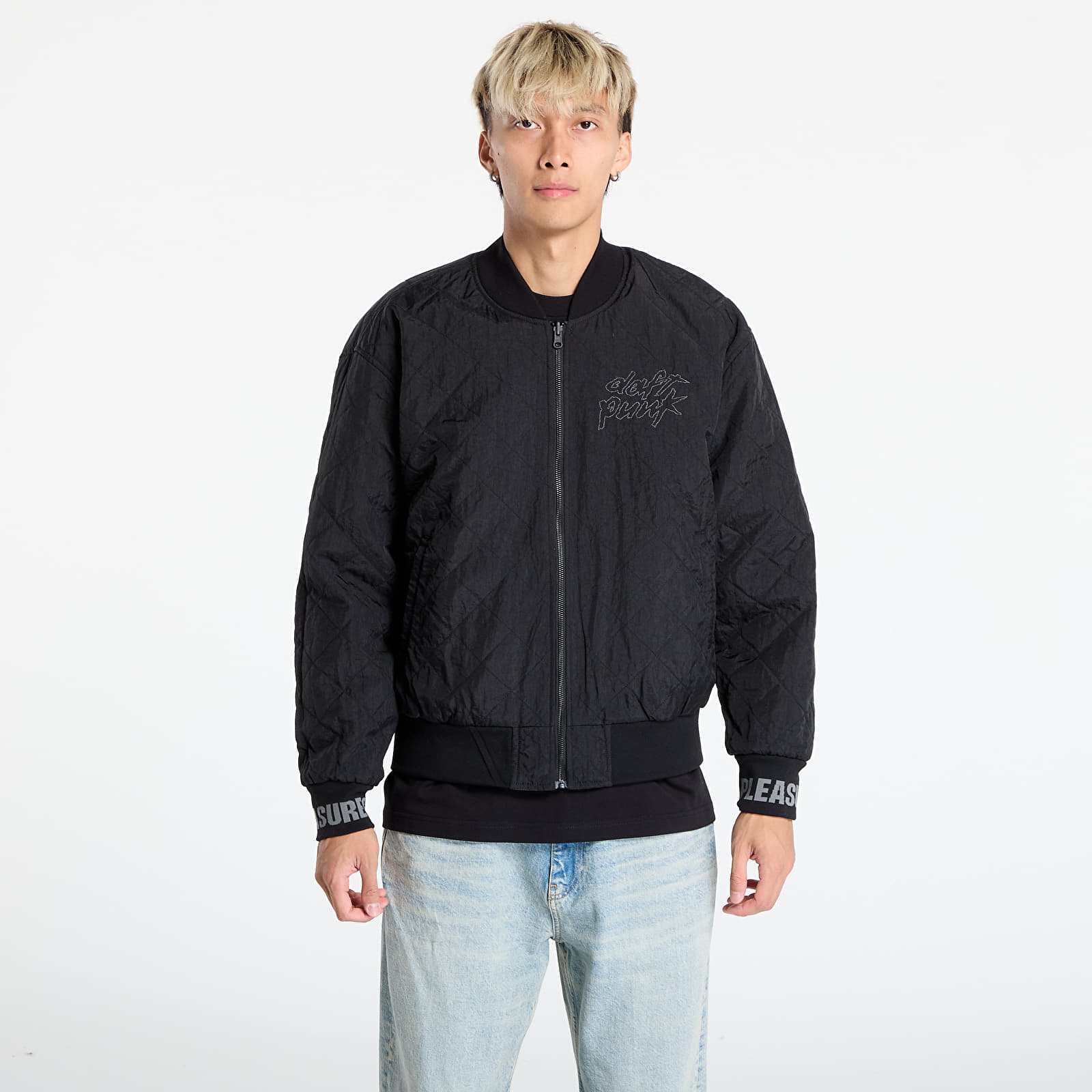 Herenjassen PLEASURES Daft Club Reversible Bomber Black