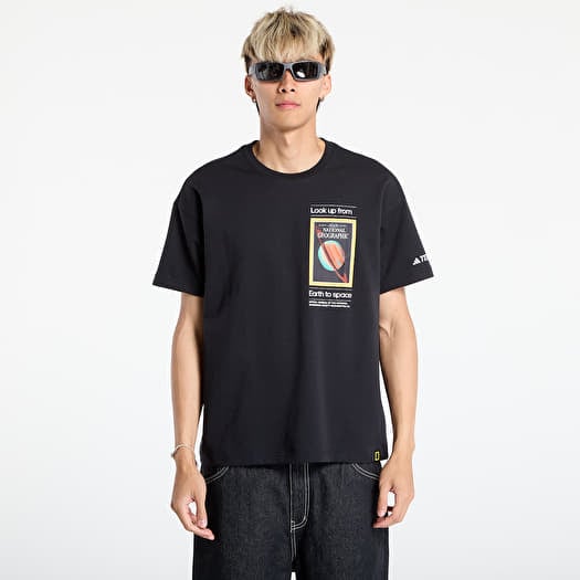 adidas National Geographic UF AEROREADY Graphic T-shirt Black/ Dark Brown/ Clear Onix