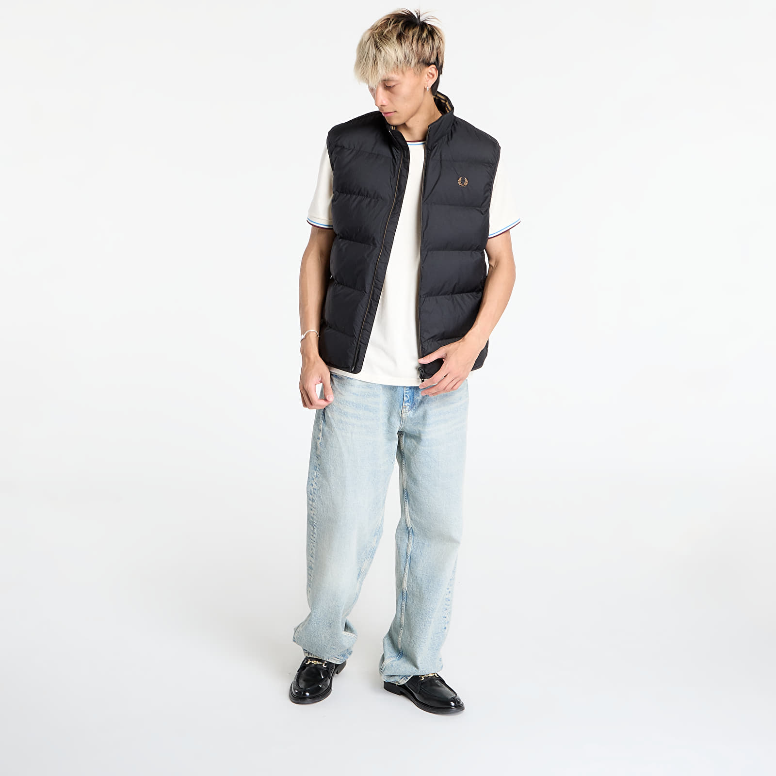 Vesten voor heren FRED PERRY Insulated Gilet Black