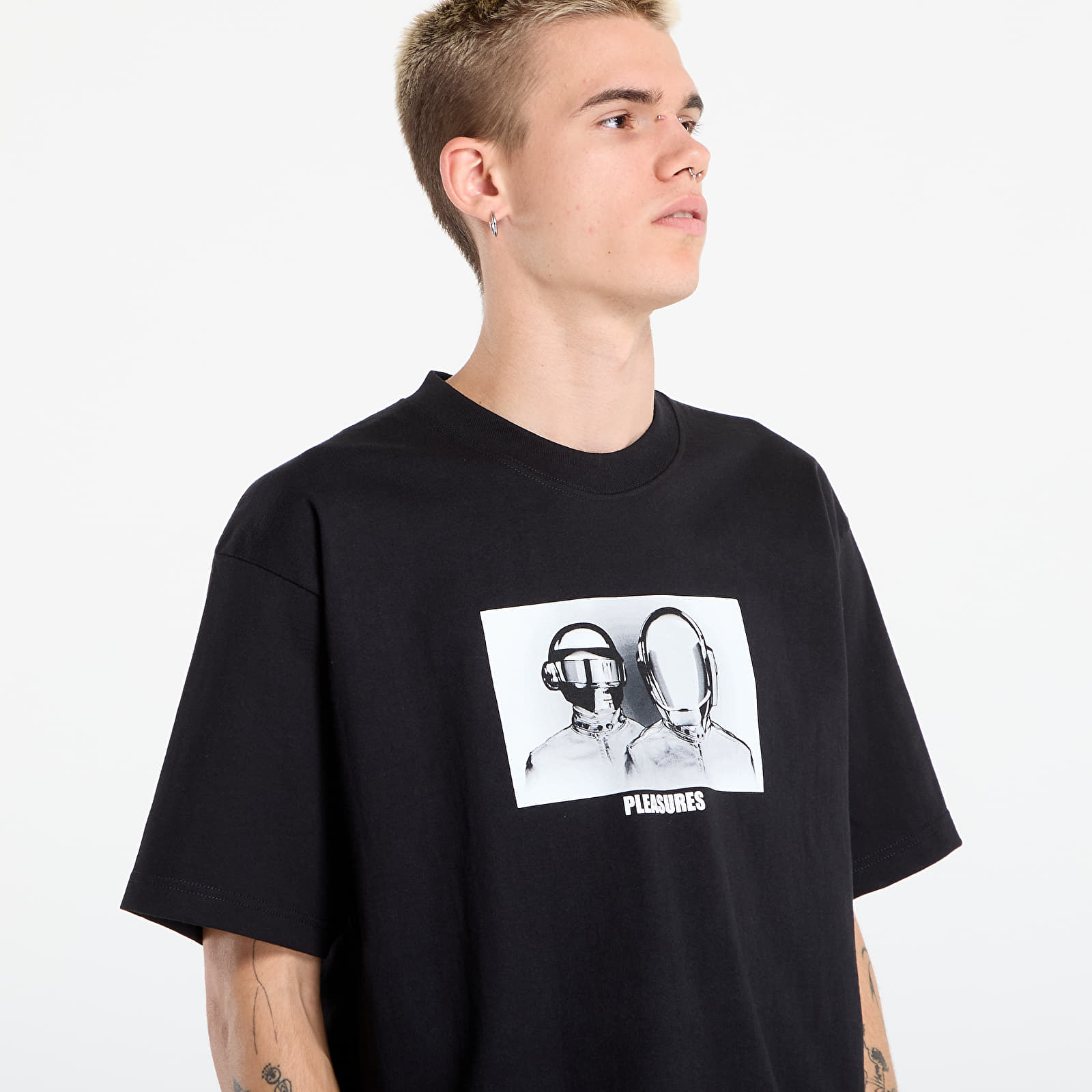 Heren T-shirts PLEASURES Inverted T-Shirt Black