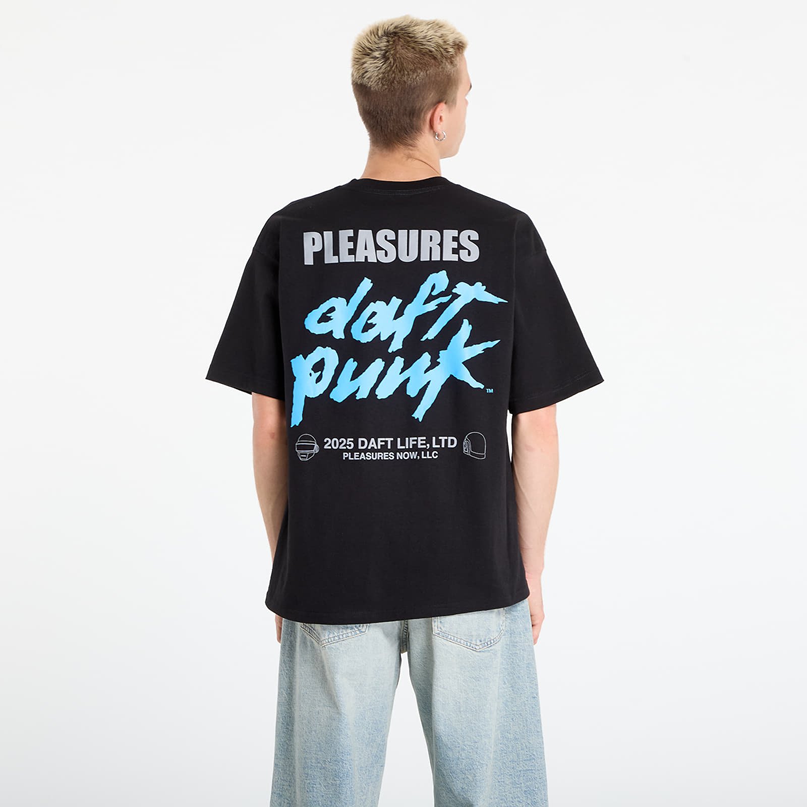 Heren T-shirts PLEASURES Duo T-Shirt Black
