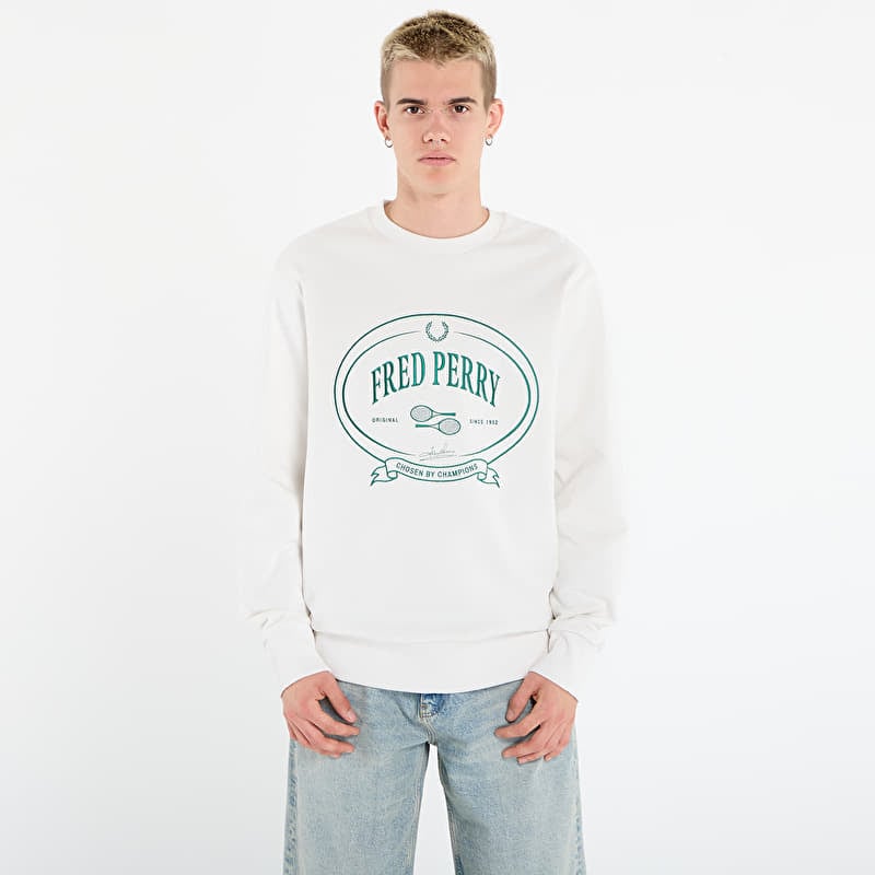 Sweatshirt FRED PERRY Chosen By Champions Sweatshirt Snow White