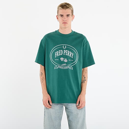 Marškinėliai FRED PERRY Chosen By Champions T-Shirt Sport Green