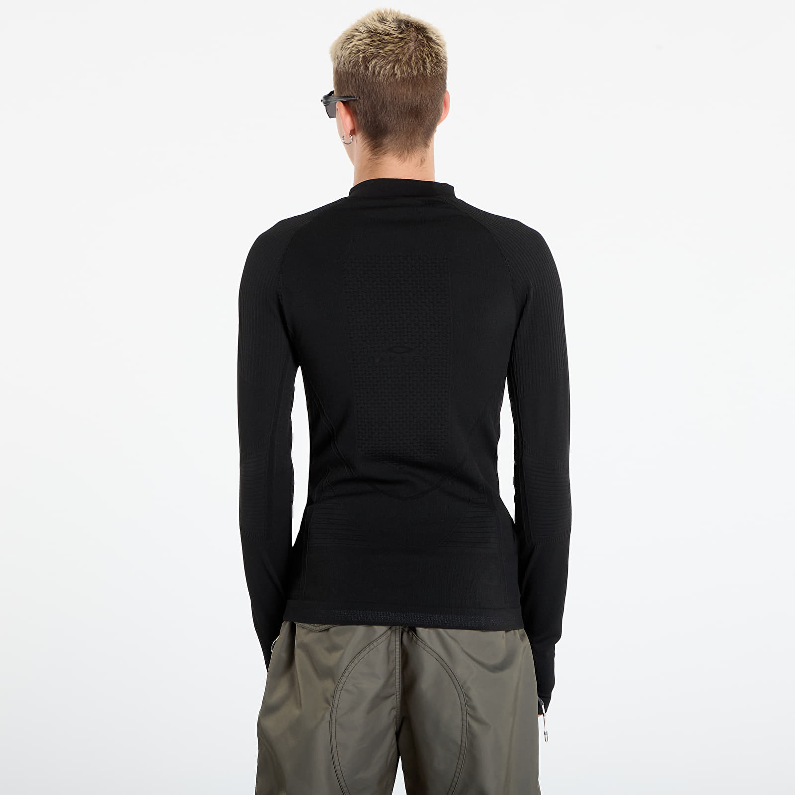 Heren T-shirts Oakley Latitude Soar Base Layer Blackout