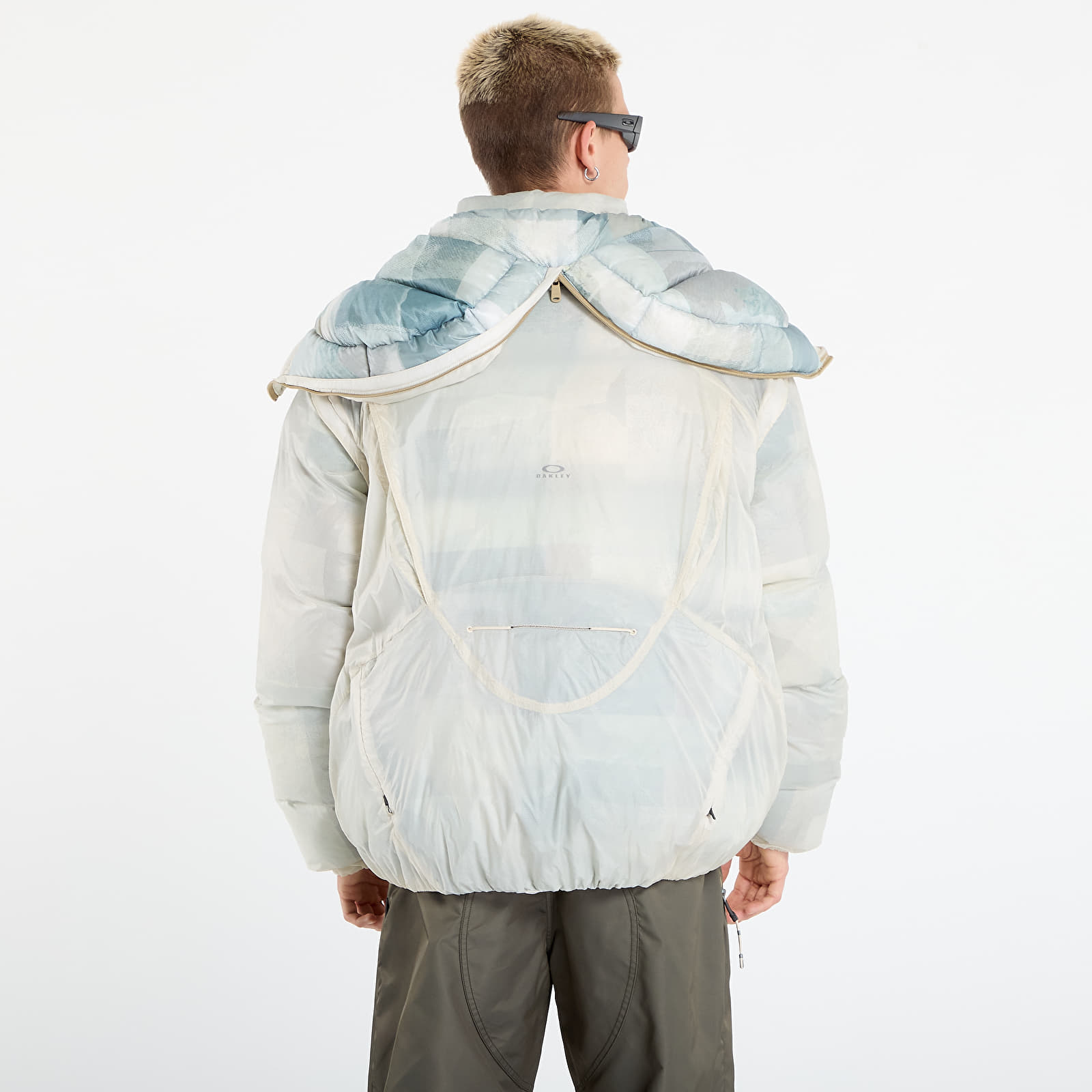 Jachete din puf pentru bărbați Oakley Latitude Soar Puffer Jacket Mountain Camo Green