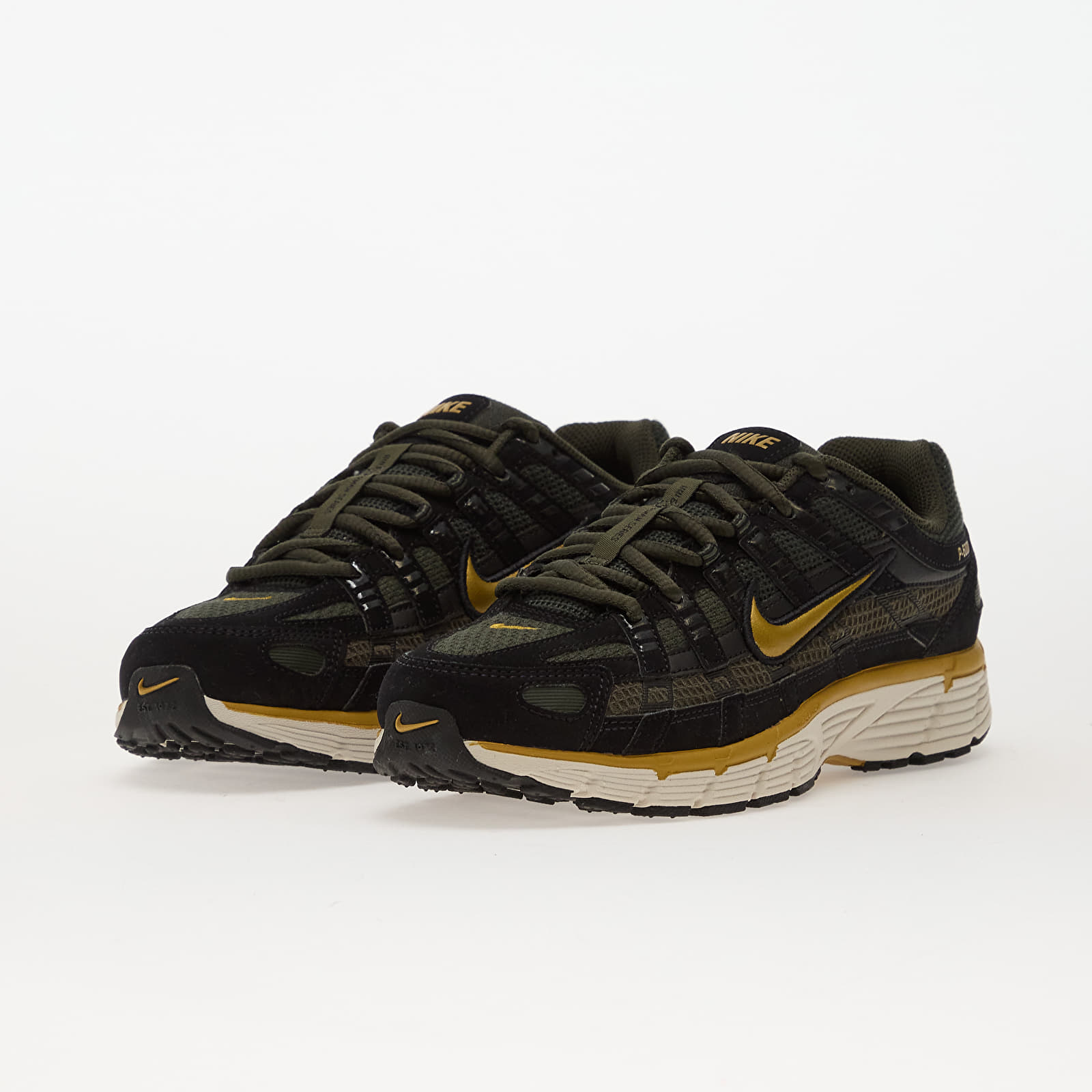 Ανδρικά παπούτσια Nike P-6000 Se Black/ Ochre-Sequoia-Lt Orewood Brn