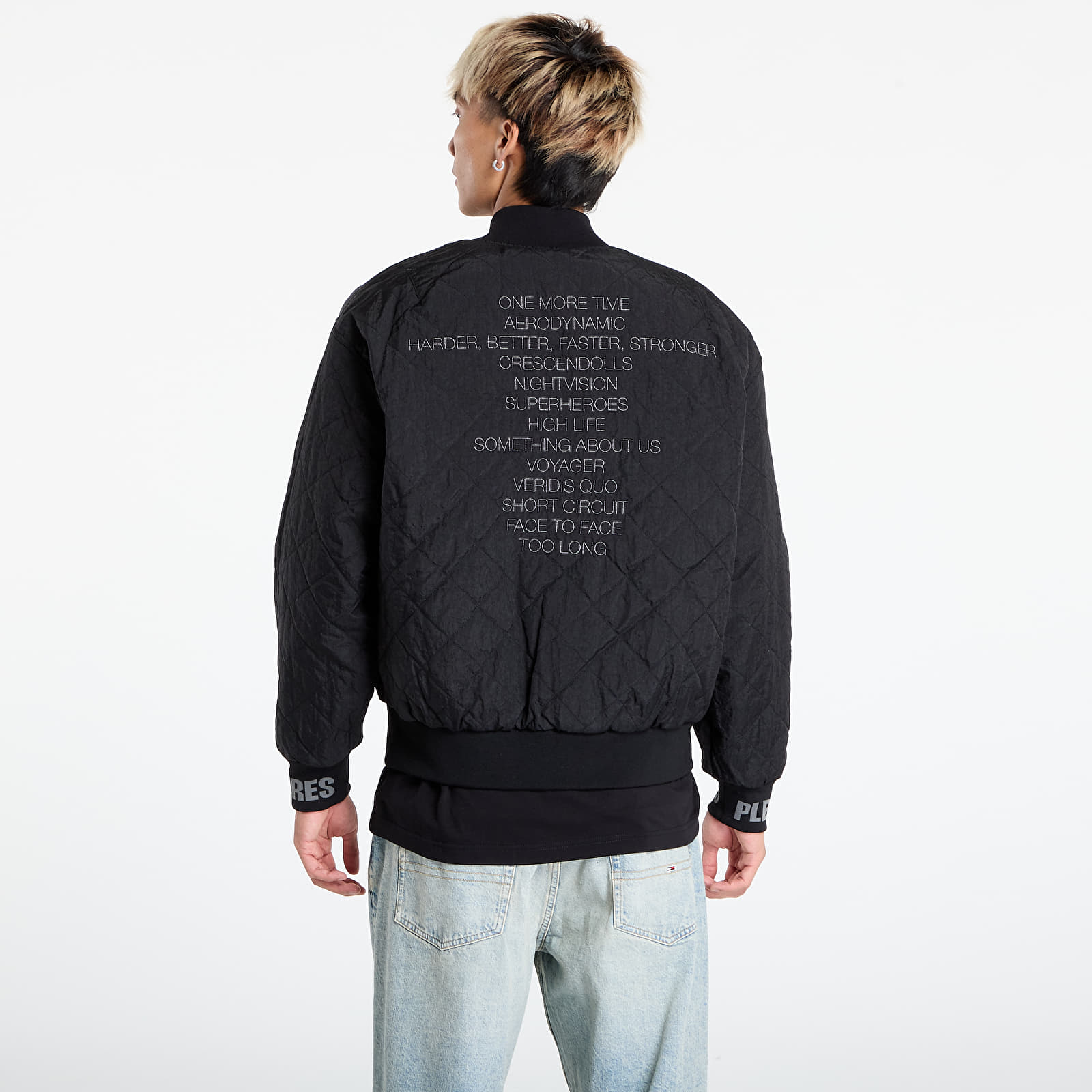 Herenjassen PLEASURES Daft Club Reversible Bomber Black