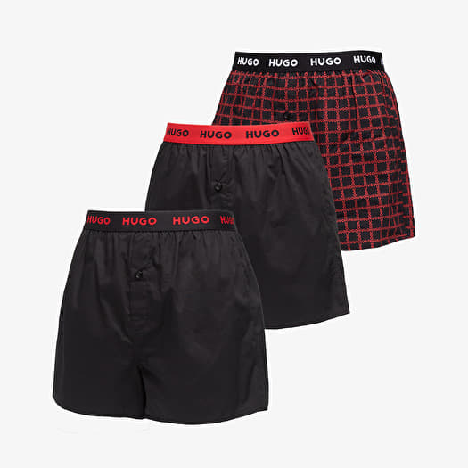 Hugo Boss Woven Boxer 3-Pack Multicolor