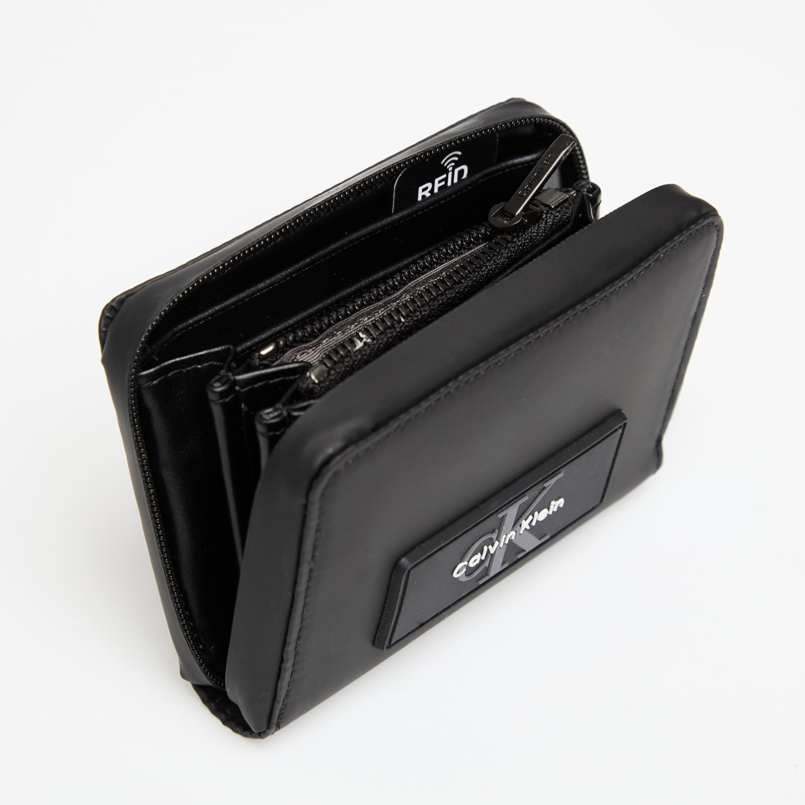 Portefeuilles hommes Calvin Klein Utility Ew L Zip Wallet Black