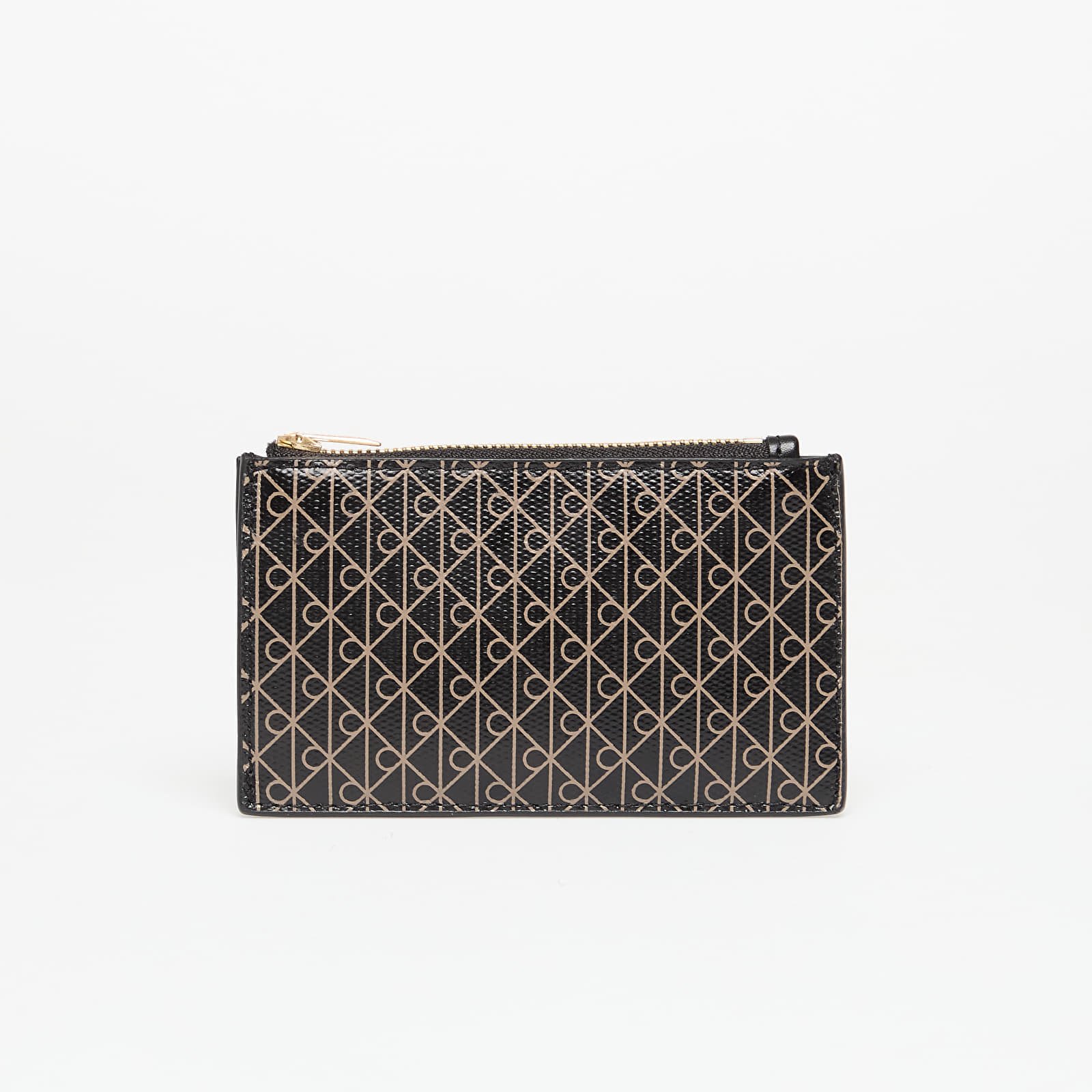 Wallet Calvin Klein Emblem Aop Top Zip Cardholder Black Universal