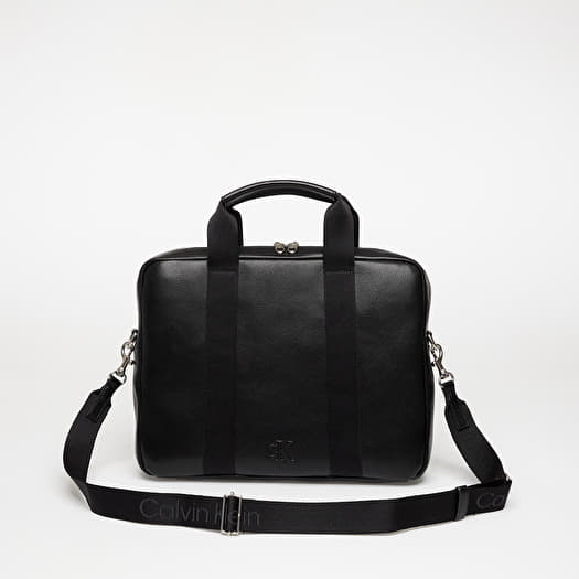 Borsa Calvin Klein Webbing Strap Laptop Computer Bag Black