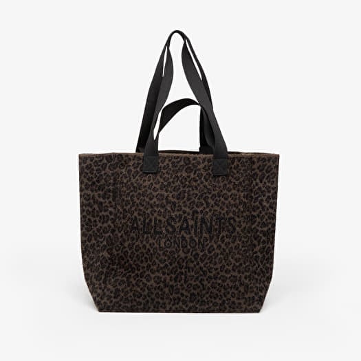 Krepšys AllSaints Izzy Fzzy Leppo Tote Leopard Brown