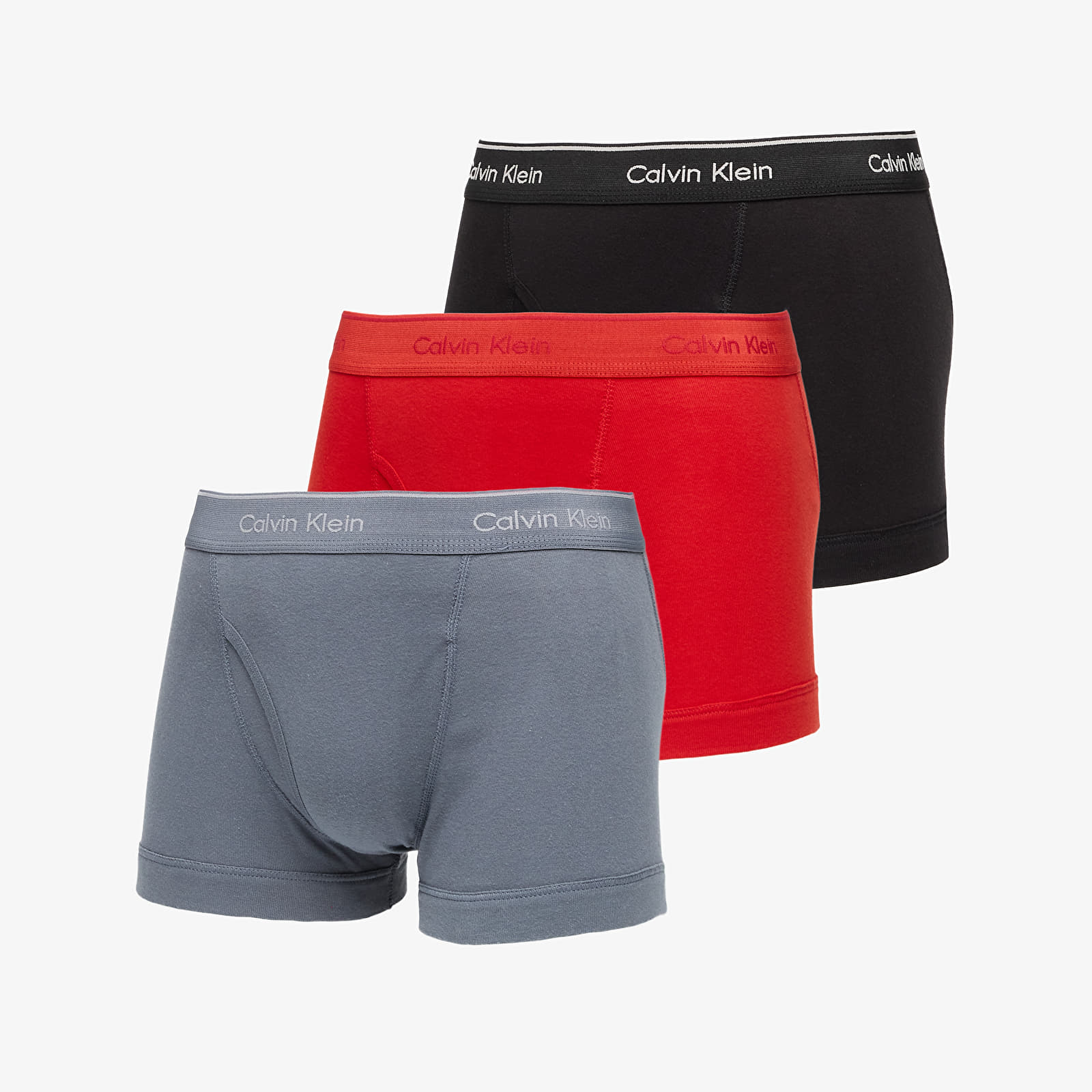 Boxer da uomo Calvin Klein Trunk 3 Pk Red
