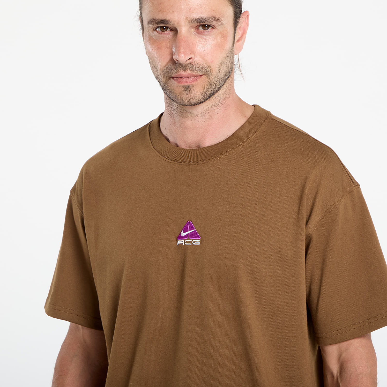 Férfi pólok Nike ACG Dri-FIT Men's T-Shirt Mosswood Brown