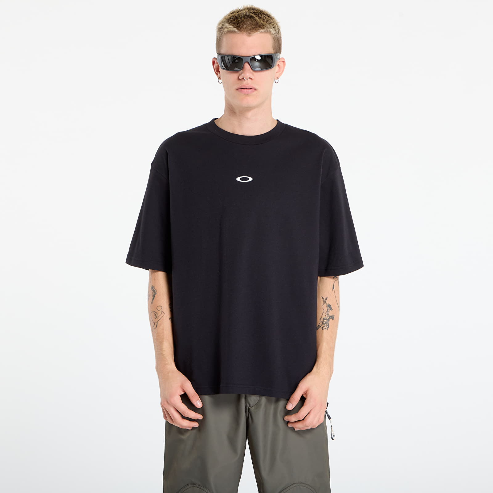 Heren T-shirts Oakley Enhance Qdc Ss Tee Grip 4.0 Blackout