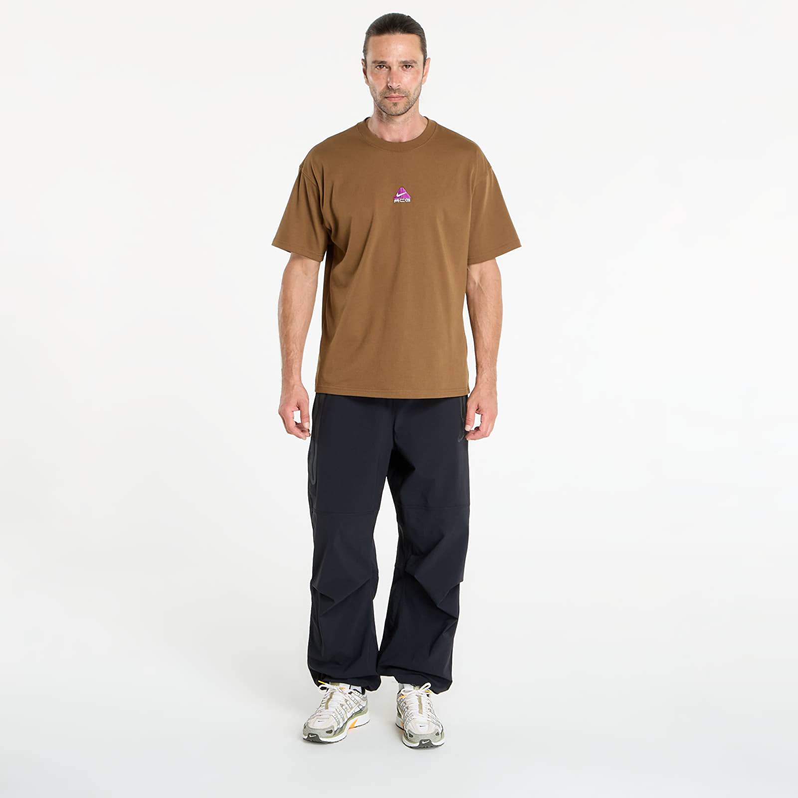 Pánské kalhoty Nike Tech Men's Woven Oversized Pants Black/ Black/ Black