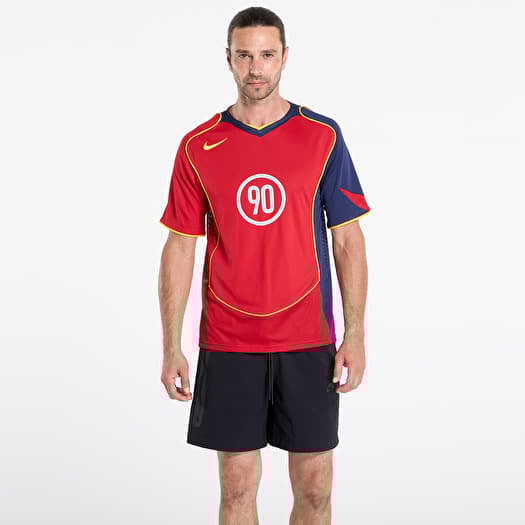 Jersey Nike Total 90 Men's Dri-FIT Soccer Jersey Gym Red/ Midnight Navy/ University Gold