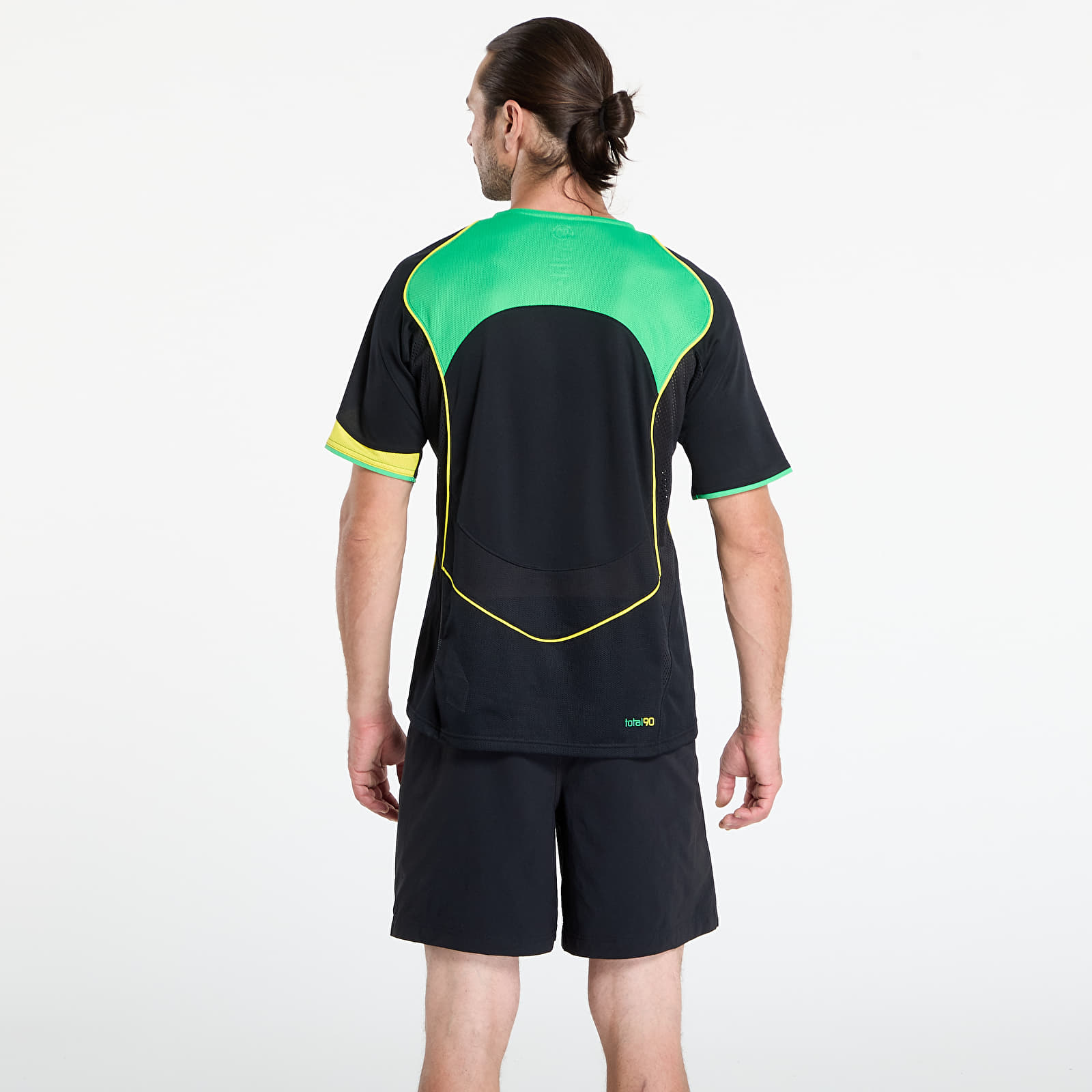 Чоловічі трикотажні вироби Nike Total 90 Men's Dri-FIT Soccer Jersey Black/ Green Spark/ Opti Yellow