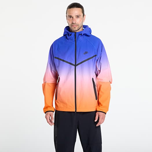 Jas Nike Tech Men's Woven Full-Zip Jacket Game Royal/ Safety Orange