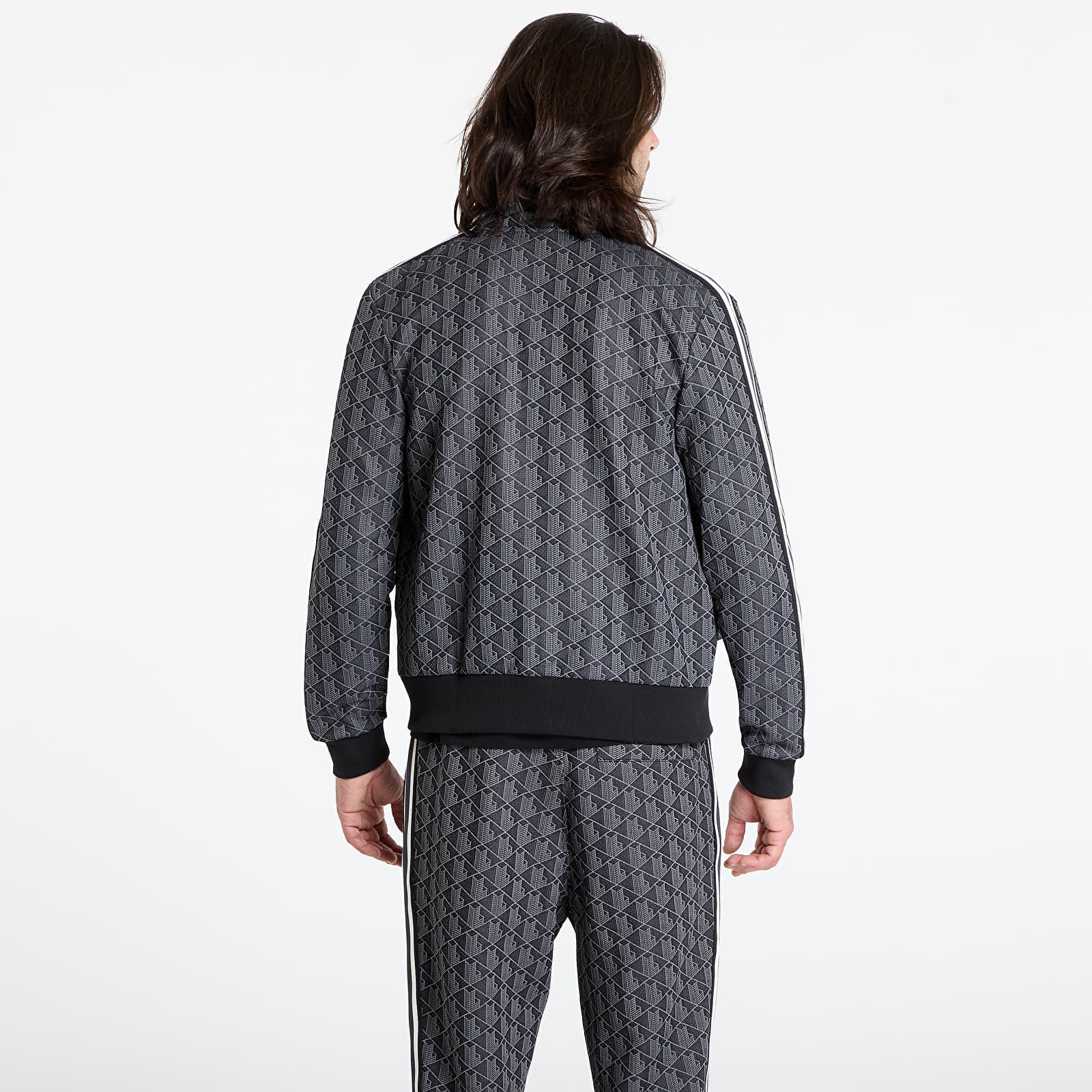 LACOSTE Φούτερ LACOSTE Men's Sweatshirt Black/ Graphite XL - 4