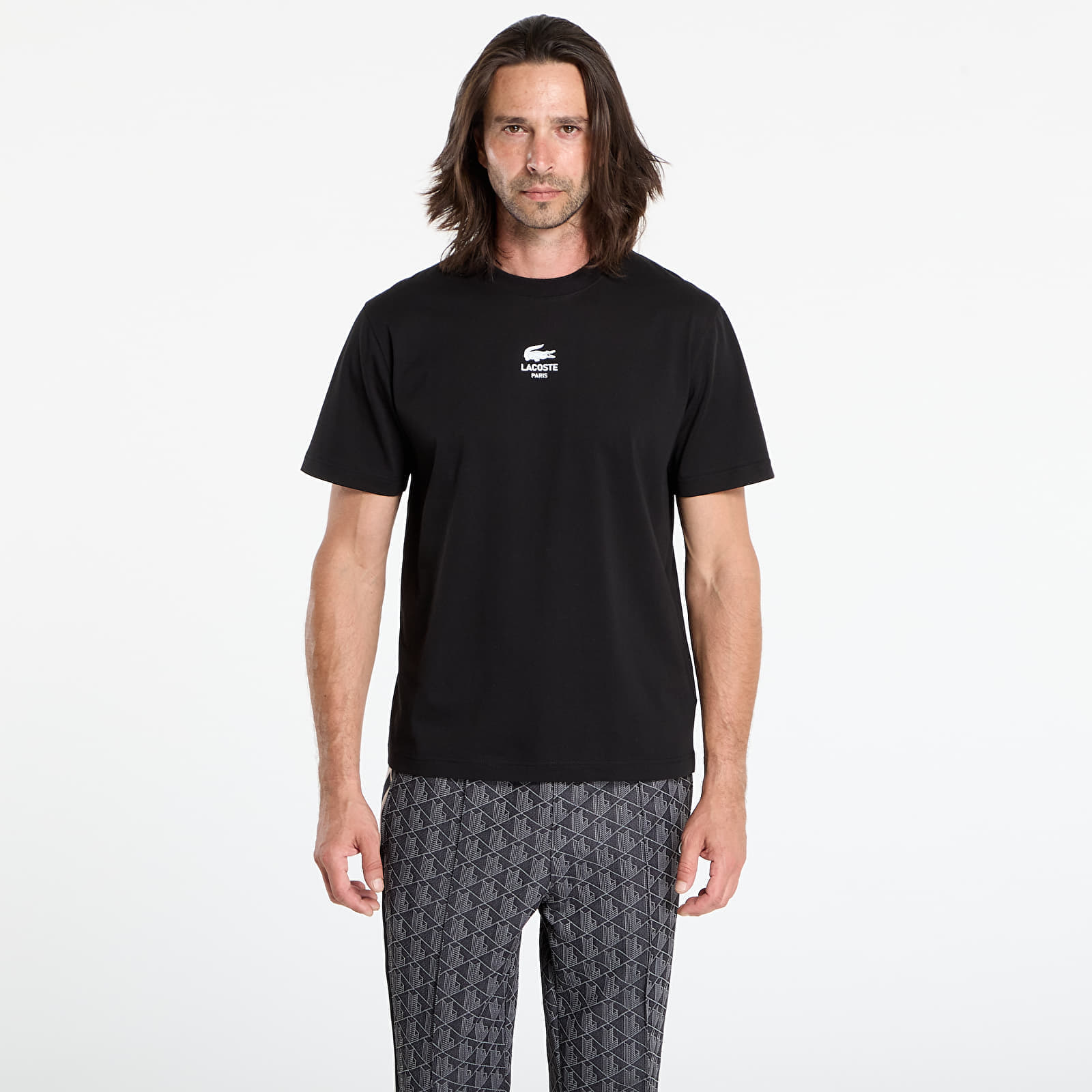 T-shirt LACOSTE Men's Tee-Shirt Black XL