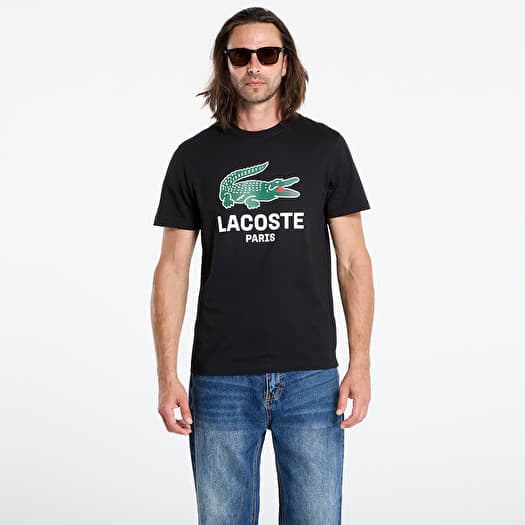 T-shirt LACOSTE Men's Tee-Shirt Black