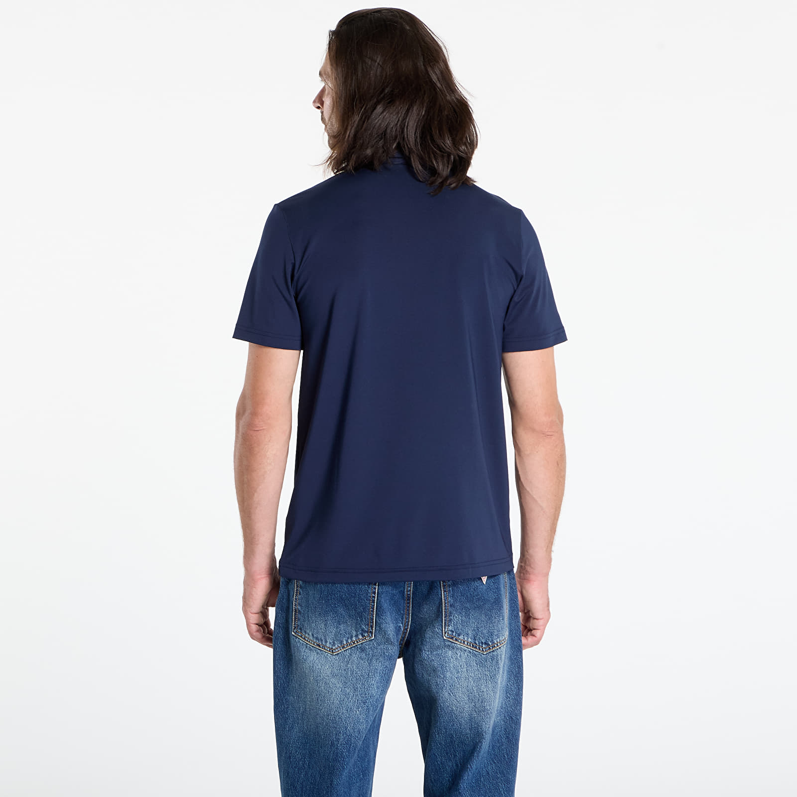 T-shirts LACOSTE Men's S/S Polo Navy Blue/ France Blue-Flour