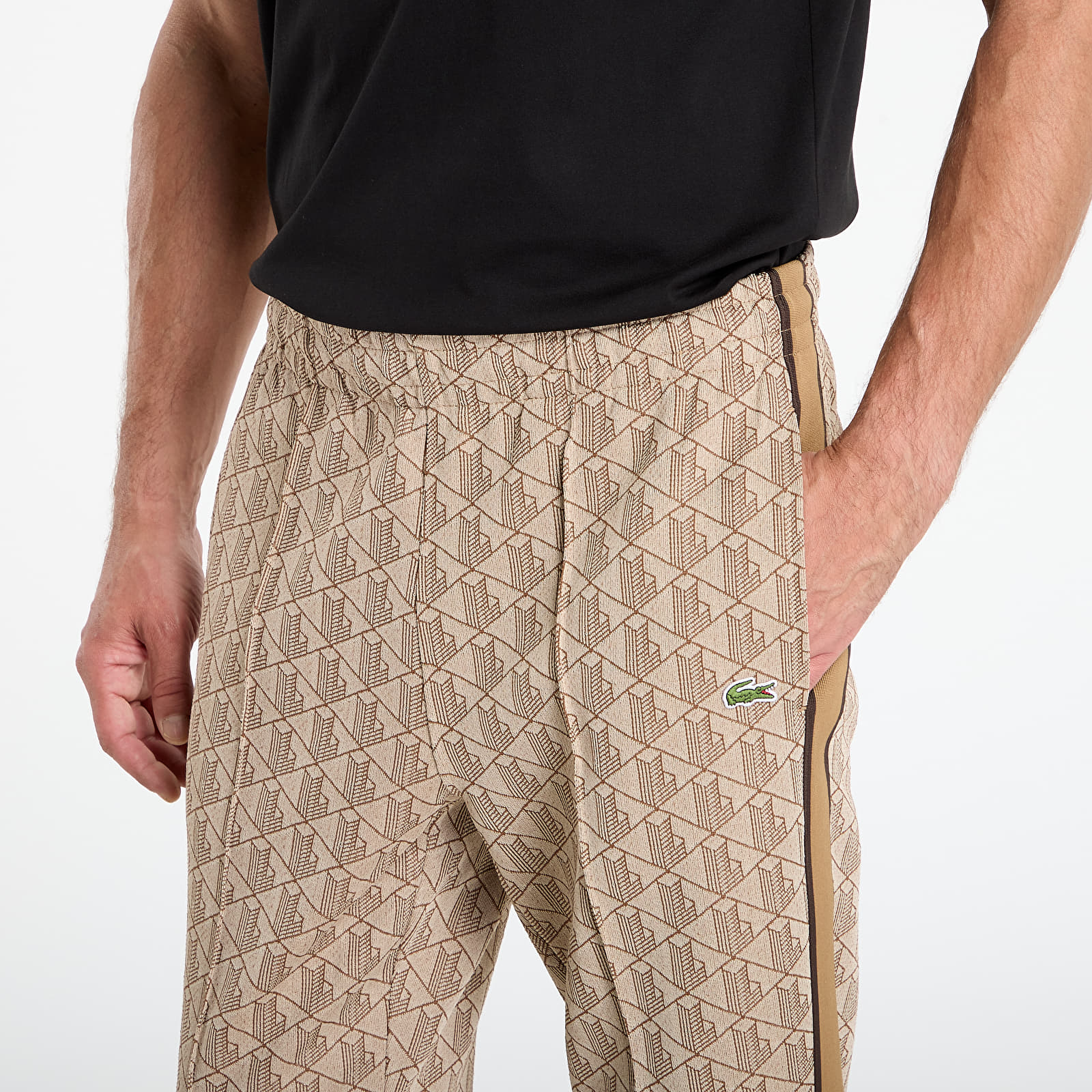 Trainingsbroeken LACOSTE Men's Tracksuit Trousers Croissant/ Cookie-Port 0