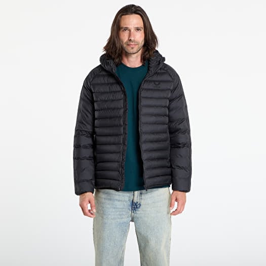 Dzseki adidas Synthetic Hooded Jacket Black