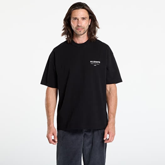 T-shirt AllSaints Underground Ss Crew Jet Black