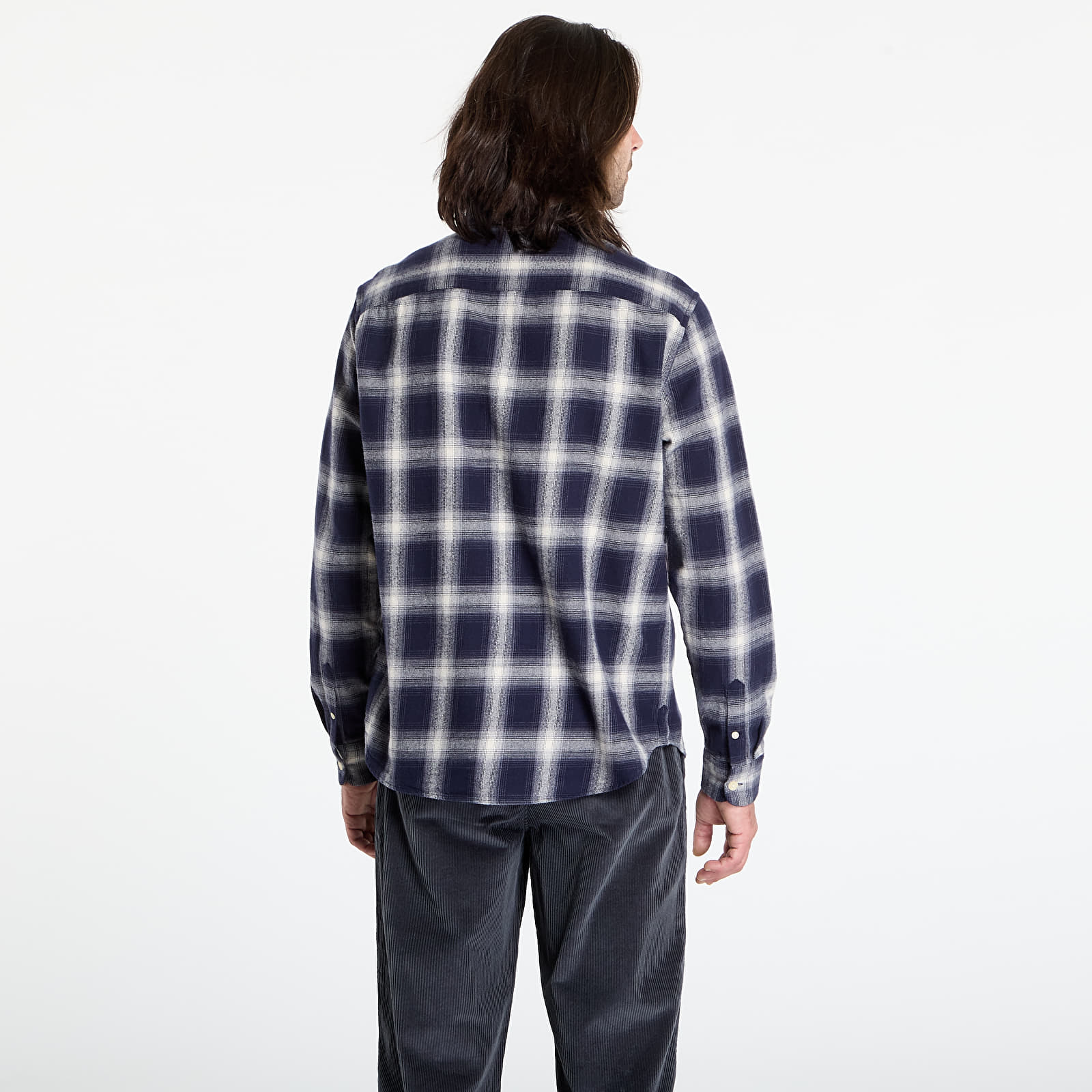 Overhemden voor heren AllSaints Haven Check Ls Shirt Azzurra Blue